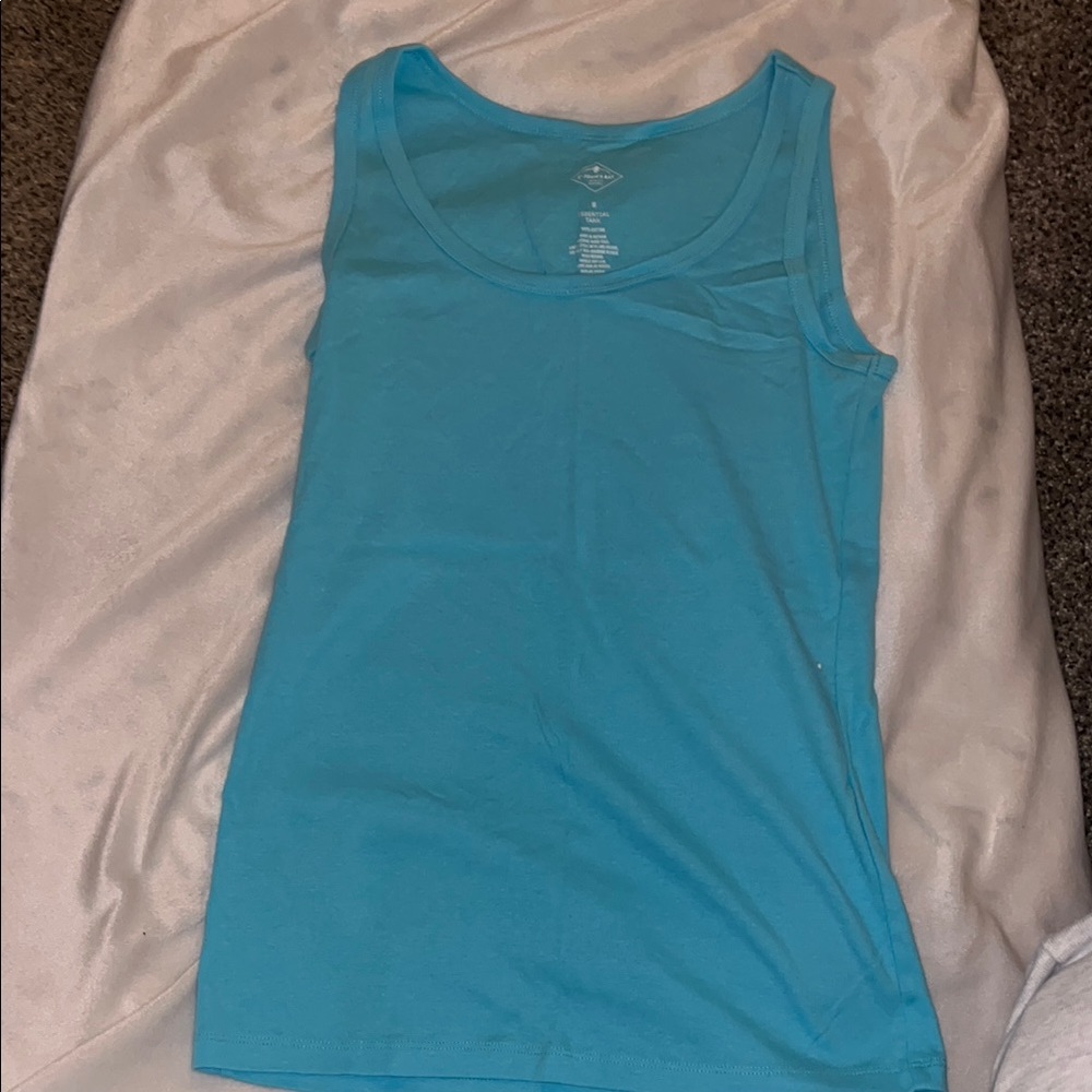 Blue Sleeveless Women's Top